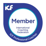 Badge ICF Coach membre et certifié - Estelle D. Maugein